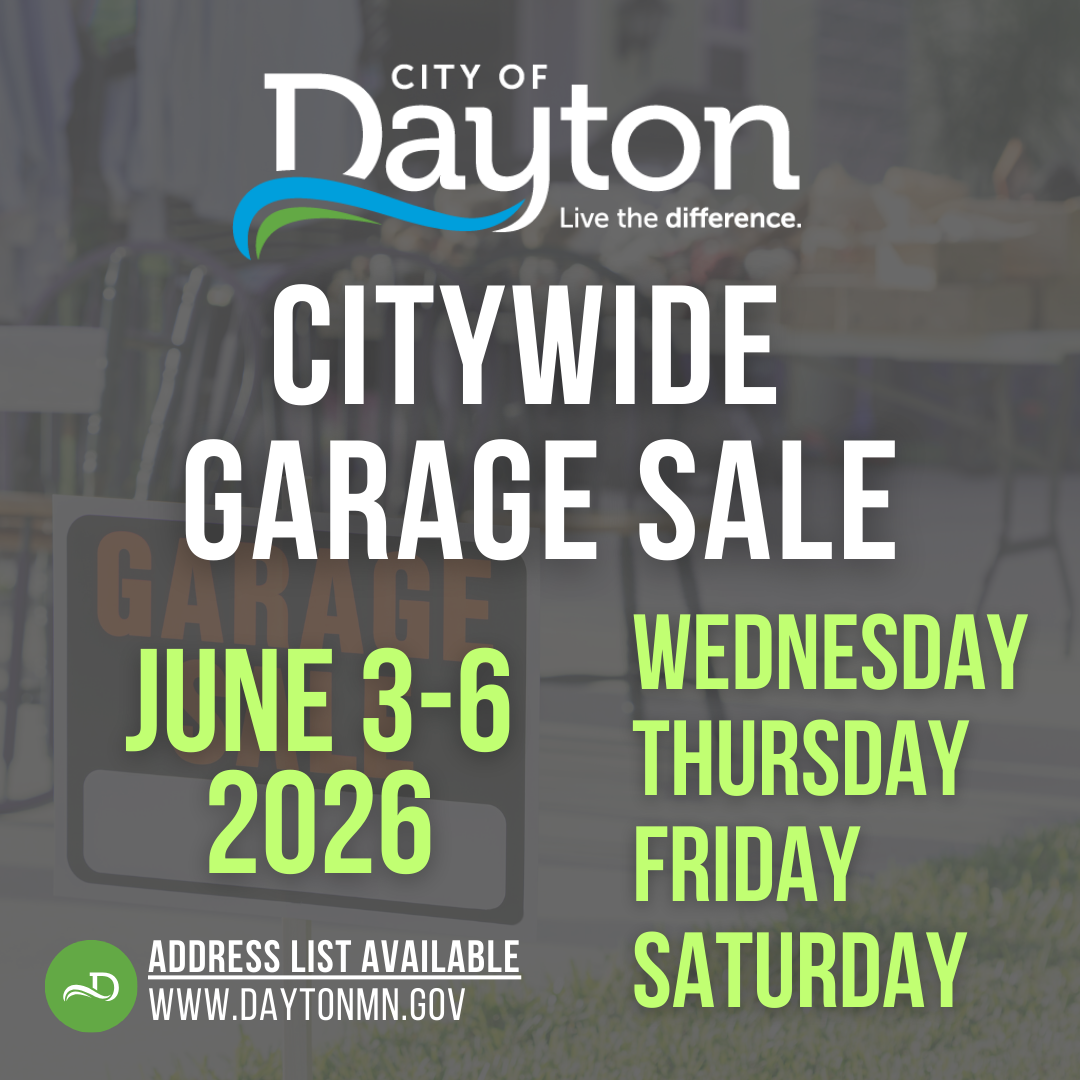 2026 garage sale flyer